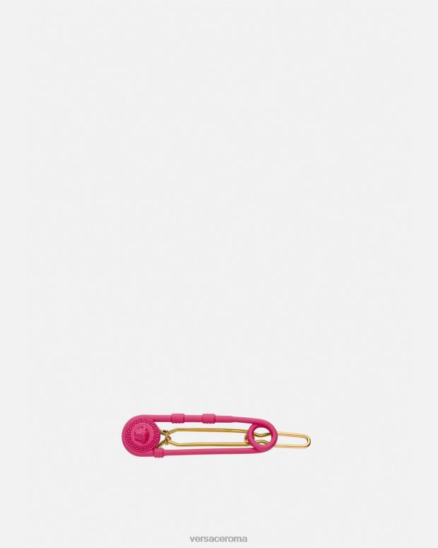 esso Versace bambini fermaglio per capelli con spilla da balia rosa e oro JT08Z2074 Accessori