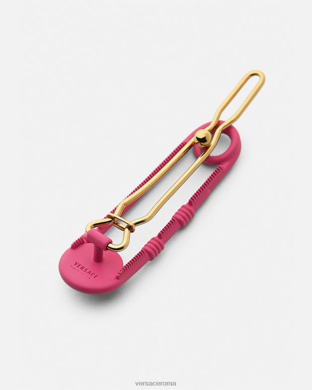 esso Versace bambini fermaglio per capelli con spilla da balia rosa e oro JT08Z2074 Accessori