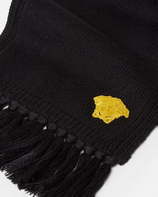 esso Versace bambini sciarpa con medusa nero JT08Z2072 Accessori