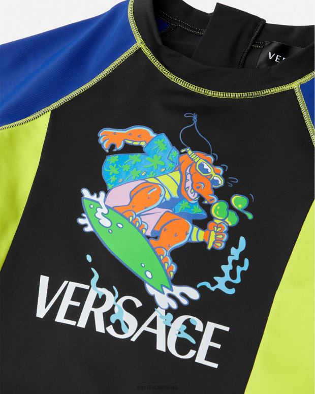 esso Versace bambini muta protettiva solare multicolore JT08Z2136 vestiario