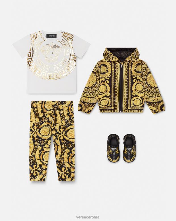 esso Versace bambini leggings barocco per bebè stampa JT08Z1861 vestiario