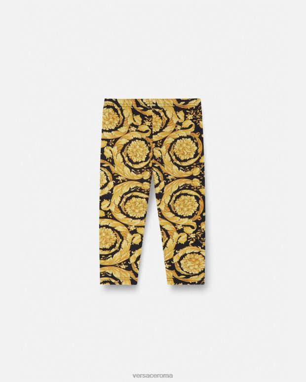 esso Versace bambini leggings barocco per bebè stampa JT08Z1861 vestiario