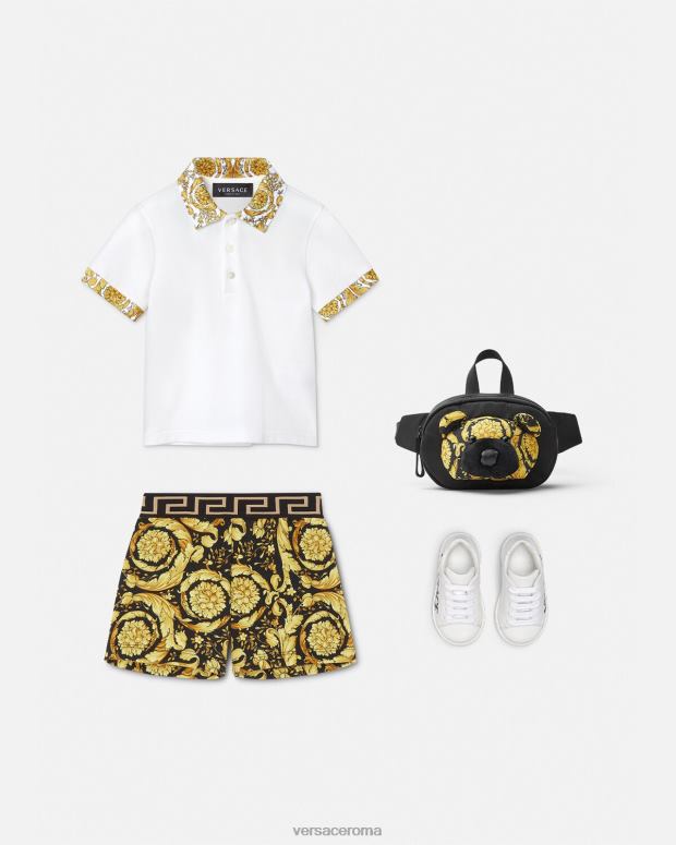 esso Versace bambini pantaloncini barocchi per neonati stampa JT08Z1887 vestiario