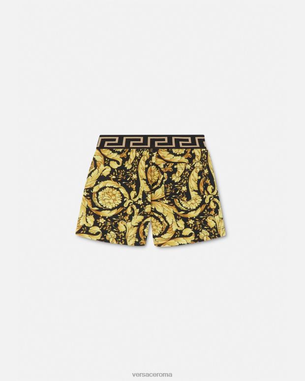 esso Versace bambini pantaloncini barocchi per neonati stampa JT08Z1887 vestiario