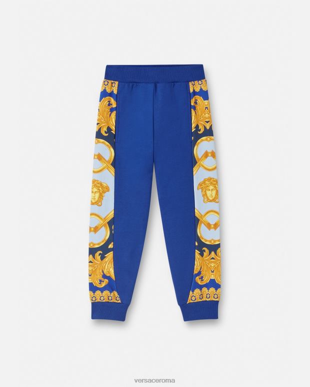 esso Versace bambini Pantaloni della tuta barocco 660 planimetria JT08Z2110 vestiario
