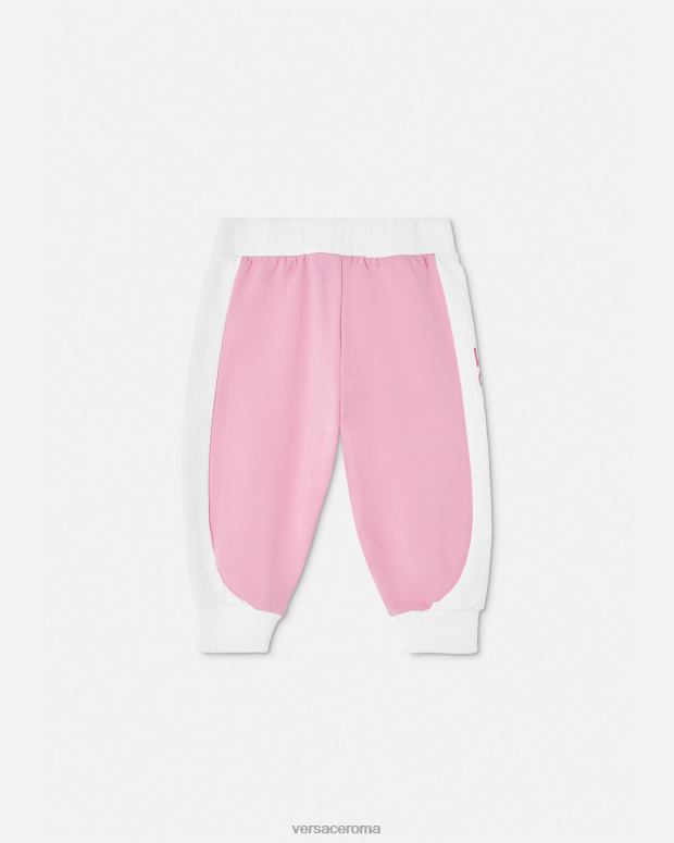 esso Versace bambini pantaloni della tuta da bambino con logo 6p910 JT08Z1857 vestiario