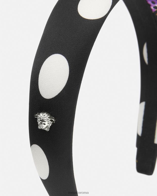 esso Versace donne fascia per farfalle nero JT08Z860 Accessori