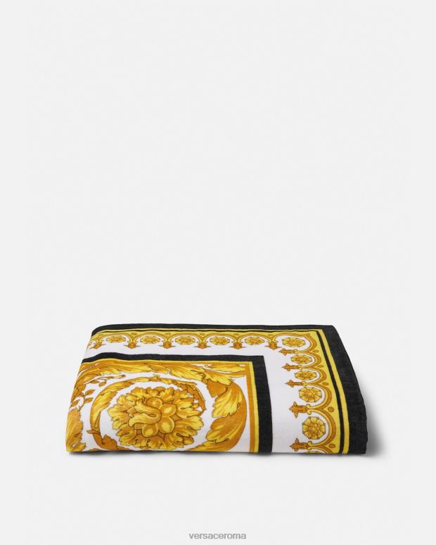 esso Versace donne telo mare creta di fiori stampa JT08Z1203 biancheria intima e costumi da bagno