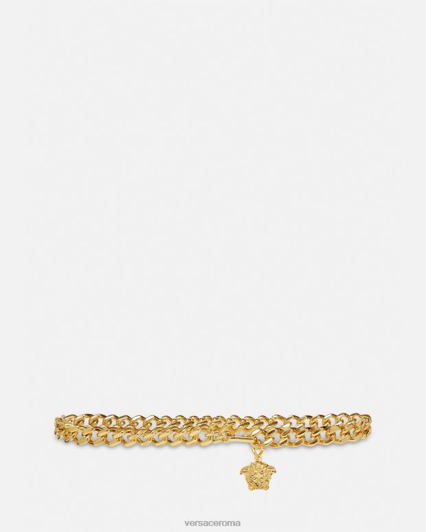 esso Versace donne cintura a catena la medusa oro JT08Z544 Accessori