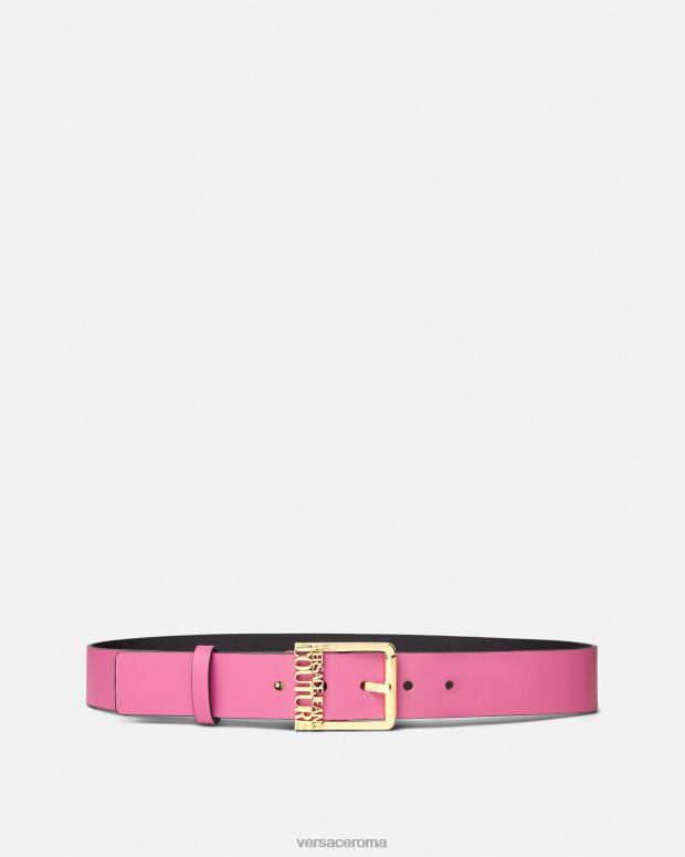 esso Versace donne cintura con logo fucsia JT08Z2355 Accessori
