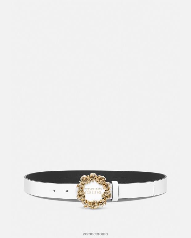 esso Versace donne cintura couture 1 bianco JT08Z2336 Accessori