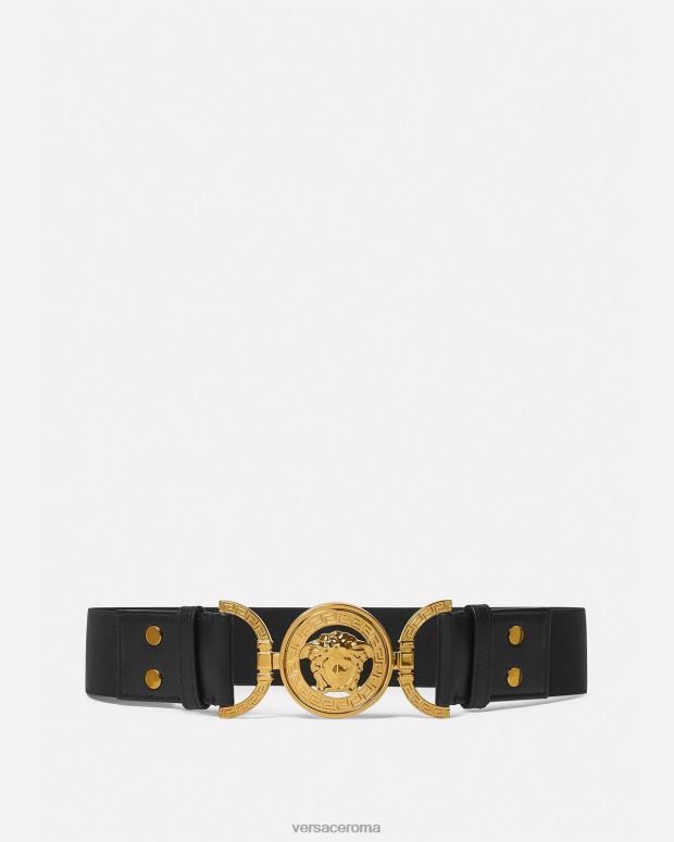 esso Versace donne cintura della medusa nero JT08Z522 Accessori