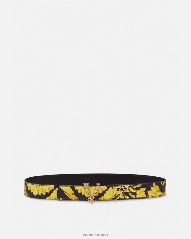 esso Versace donne cintura in pelle virtus barocco stampa JT08Z554 Accessori