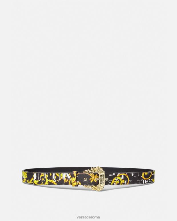 esso Versace donne cintura logo couture1 oro nero JT08Z2351 Accessori