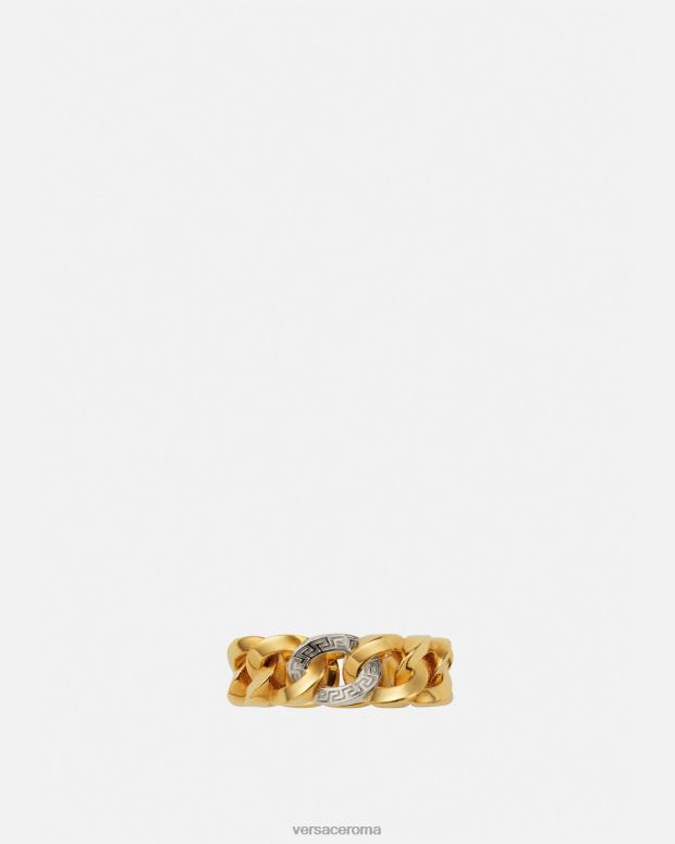 esso Versace donne anello a catena con medusa oro JT08Z786 Accessori