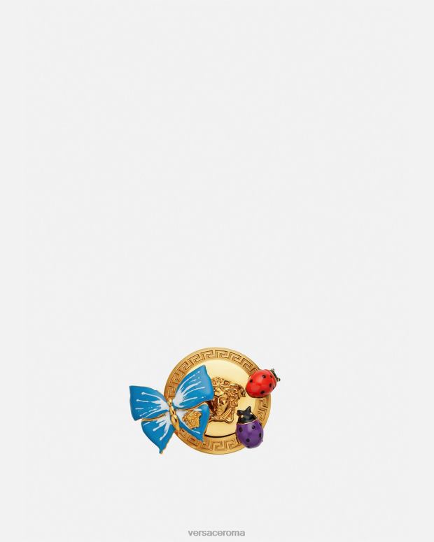 esso Versace donne anello con medusa farfalla oro JT08Z712 Accessori