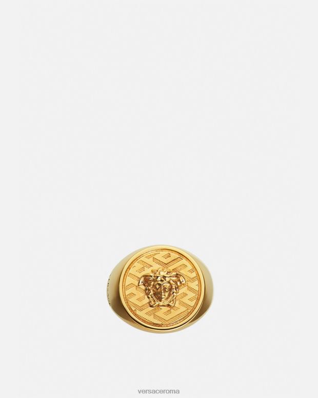 esso Versace donne anello la greca medusa oro JT08Z763 Accessori