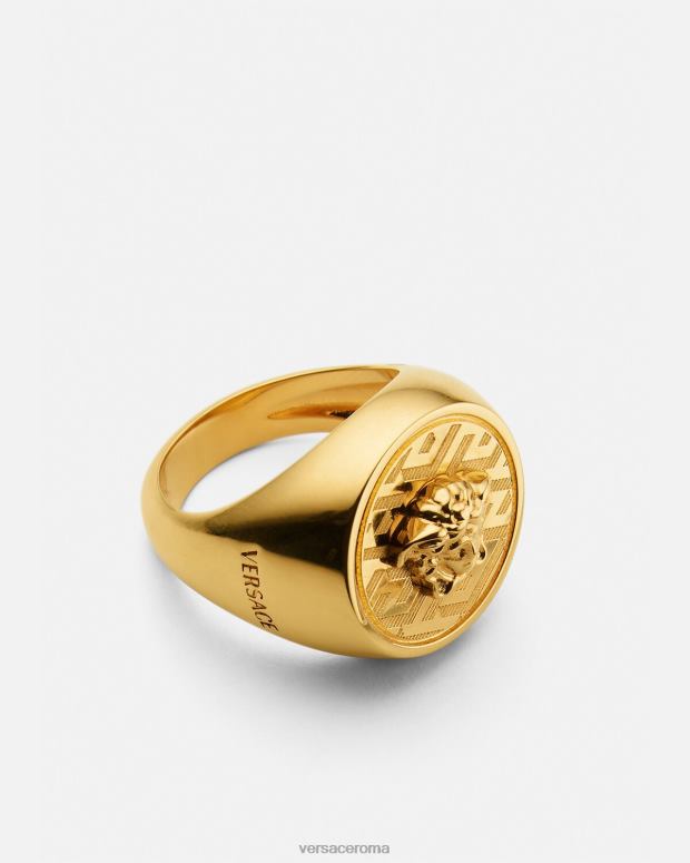 esso Versace donne anello la greca medusa oro JT08Z763 Accessori