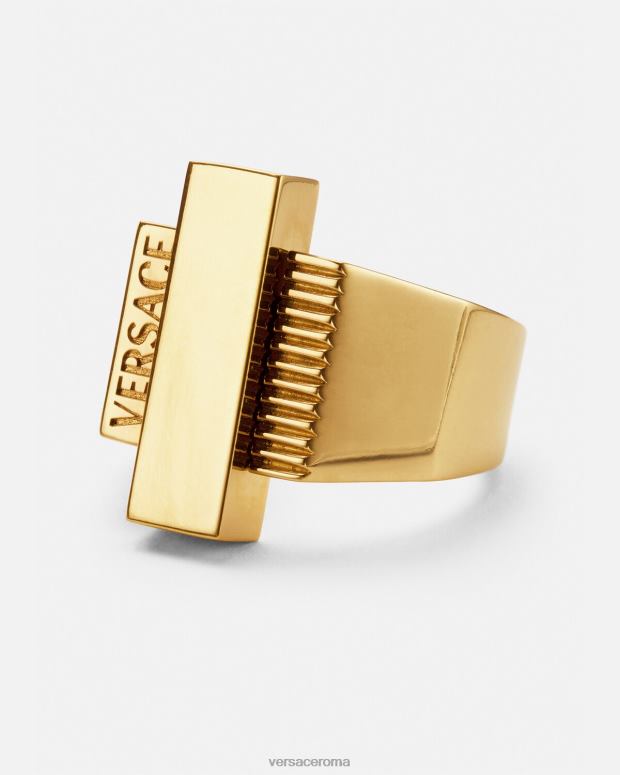 esso Versace donne anello logo greca oro JT08Z722 Accessori