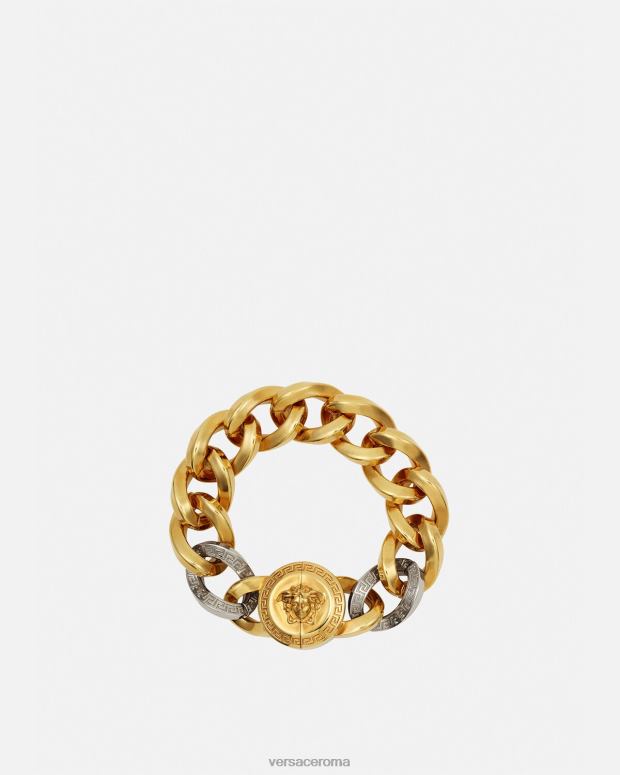 esso Versace donne braccialetto a catena con medusa oro JT08Z787 Accessori