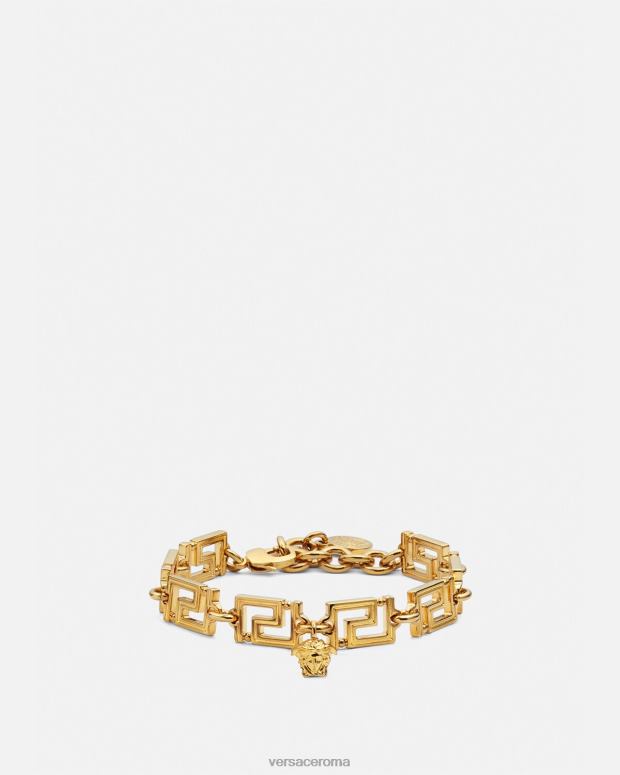esso Versace donne braccialetto greca oro JT08Z758 Accessori