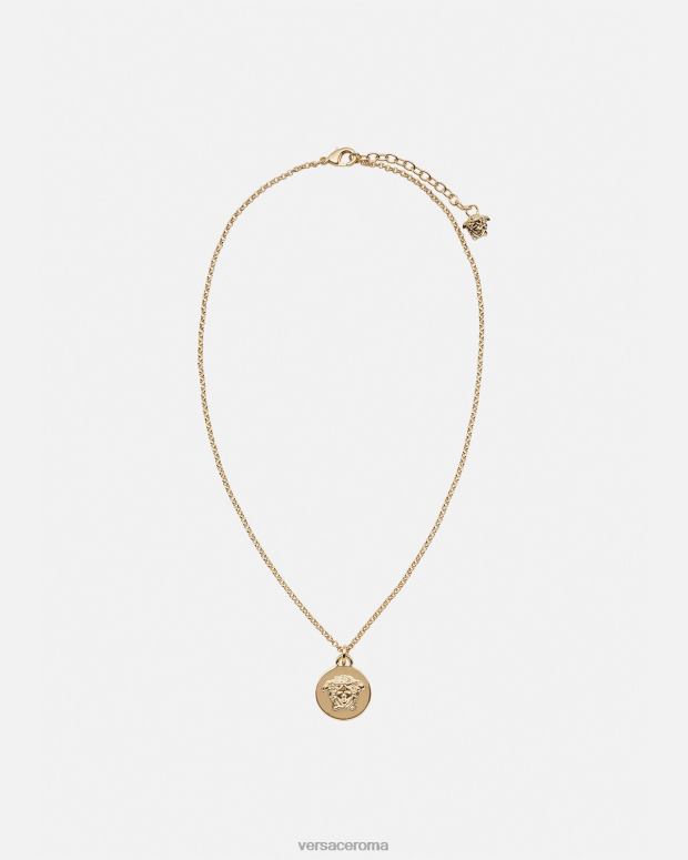 esso Versace donne collana con ciondolo medusa oro JT08Z770 Accessori