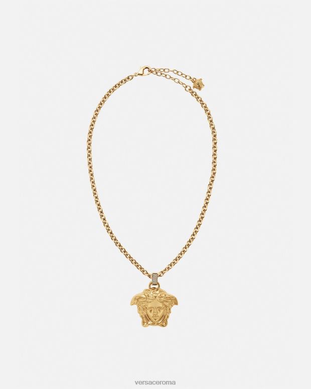 esso Versace donne collana la medusa in cristallo oro JT08Z773 Accessori
