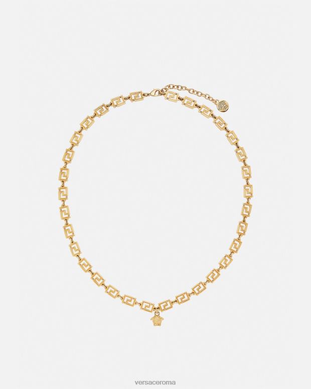 esso Versace donne collana medusa greca oro JT08Z744 Accessori