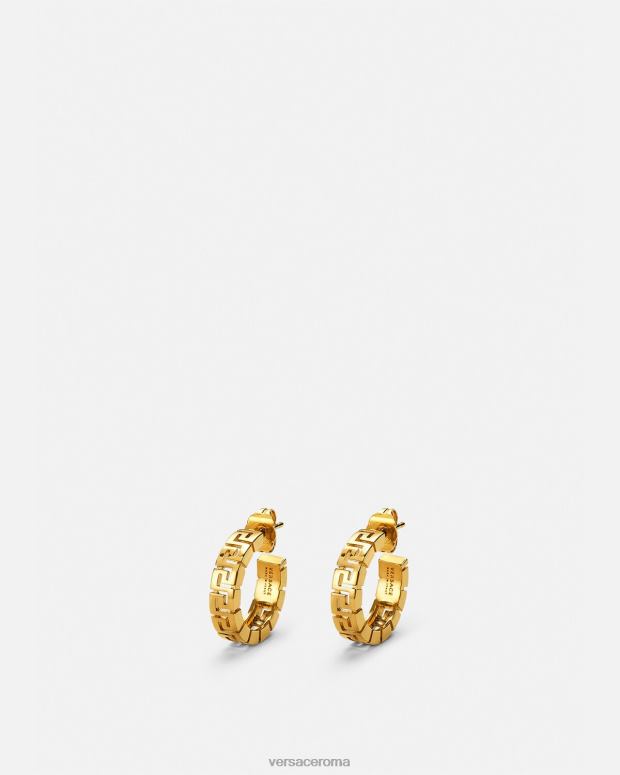 esso Versace donne orecchini a cerchio greca oro JT08Z762 Accessori