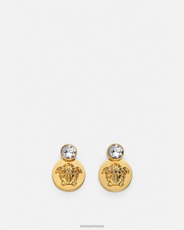 esso Versace donne orecchini con medusa di cristallo oro JT08Z778 Accessori