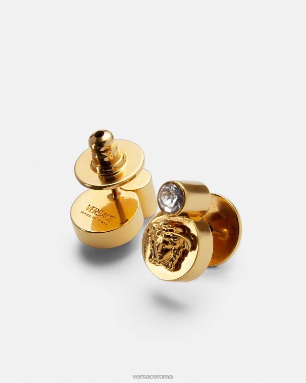 esso Versace donne orecchini con medusa di cristallo oro JT08Z778 Accessori