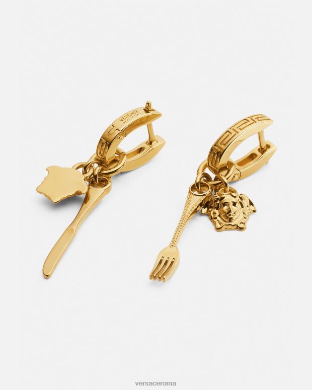 esso Versace donne orecchini con posate medusa oro JT08Z819 Accessori