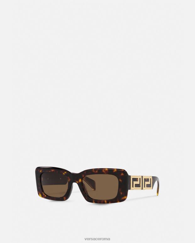 esso Versace donne infiniti occhiali da sole greca l'Avana JT08Z600 Accessori