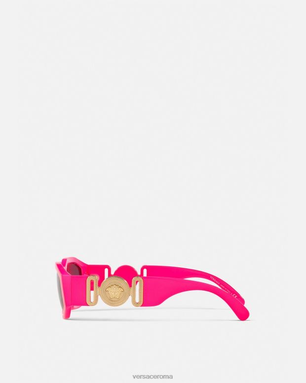 esso Versace donne occhiali da sole Biggie Medusa fucsia JT08Z649 Accessori