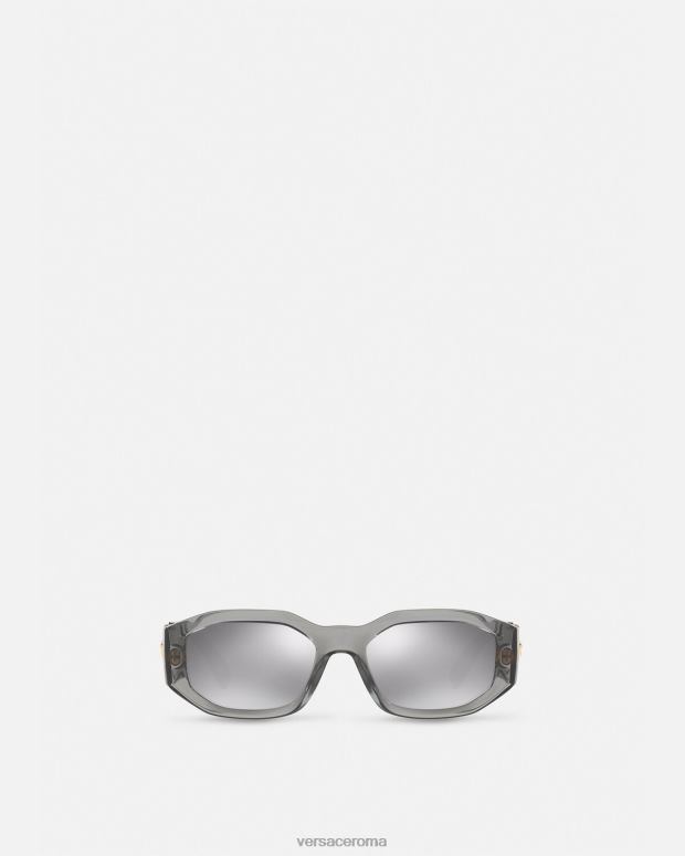 esso Versace donne occhiali da sole Biggie Medusa grigio JT08Z648 Accessori
