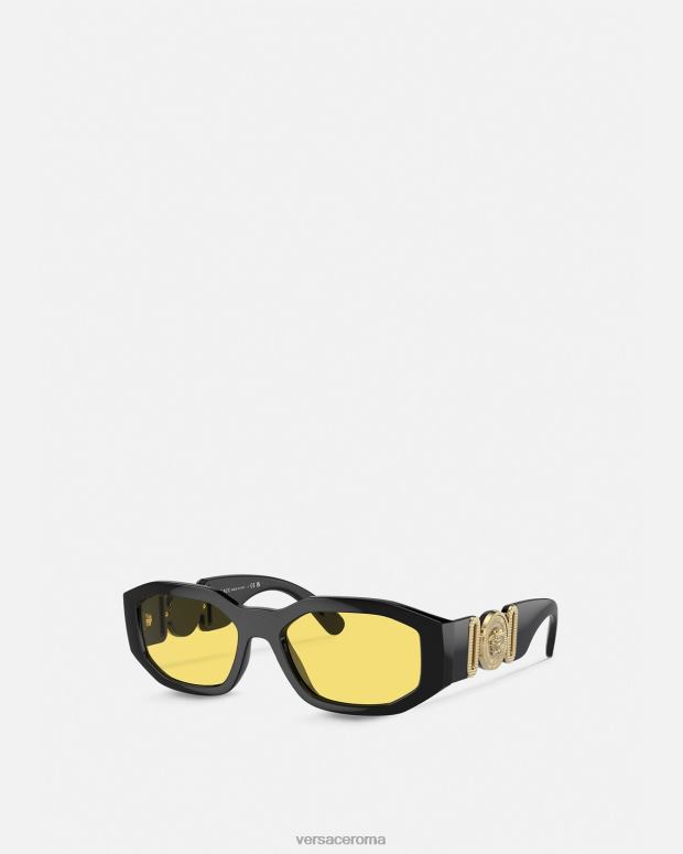 esso Versace donne occhiali da sole Biggie Medusa nero JT08Z591 Accessori