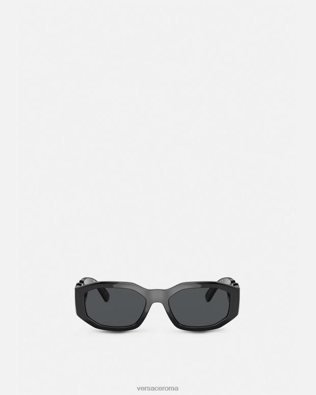 esso Versace donne occhiali da sole Biggie Medusa nero JT08Z645 Accessori