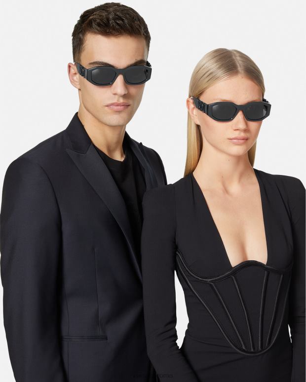 esso Versace donne occhiali da sole Biggie Medusa nero JT08Z645 Accessori