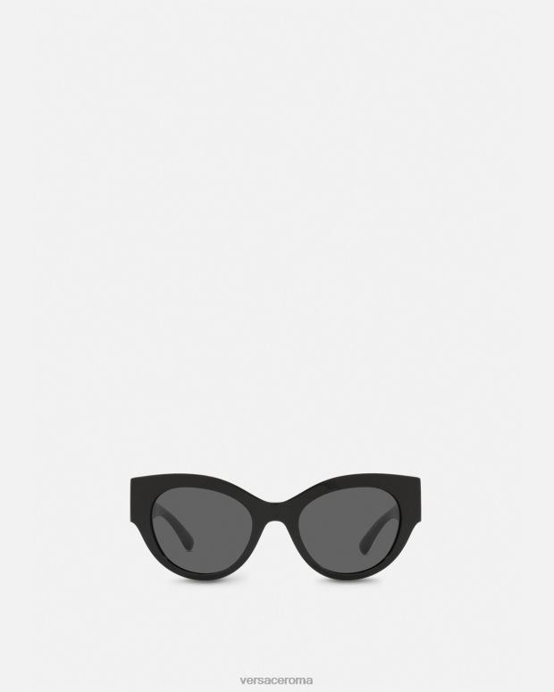 esso Versace donne occhiali da sole con catena medusa nero JT08Z703 Accessori