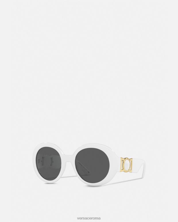 esso Versace donne occhiali da sole con farfalla medusa bianco JT08Z699 Accessori