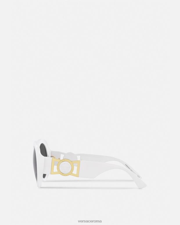 esso Versace donne occhiali da sole con farfalla medusa bianco JT08Z699 Accessori