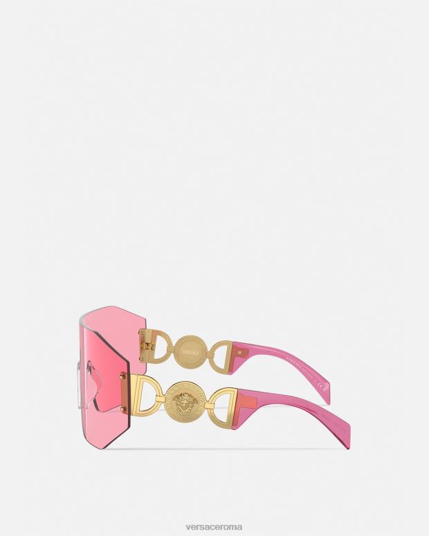 esso Versace donne occhiali da sole con maschera Medusa Biggie onul JT08Z609 Accessori
