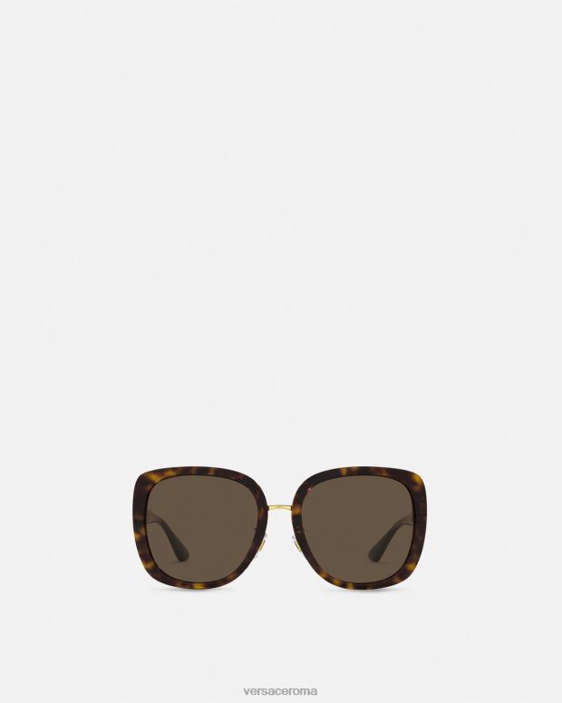 esso Versace donne occhiali da sole greca l'Avana JT08Z664 Accessori