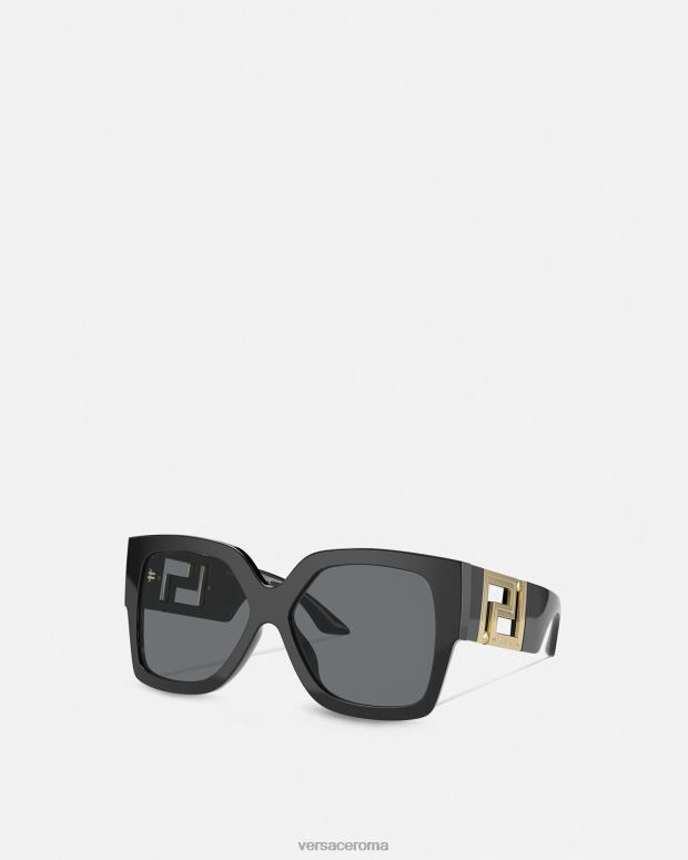 esso Versace donne occhiali da sole greca nero JT08Z667 Accessori