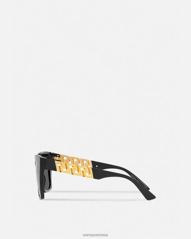 esso Versace donne occhiali da sole la greca nero JT08Z653 Accessori