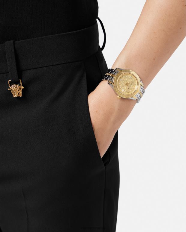 esso Versace donne Orologio da donna con tempo greca pnul JT08Z988 Accessori