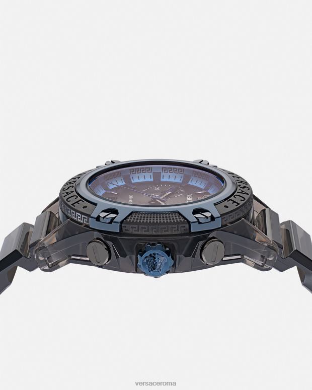 esso Versace donne icona orologio attivo grigio JT08Z977 Accessori