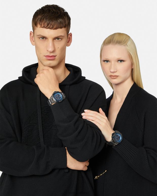 esso Versace donne icona orologio attivo grigio JT08Z977 Accessori