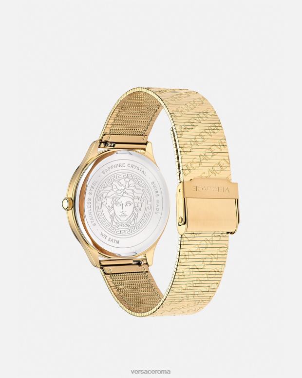 esso Versace donne orologio con logo alone oro JT08Z970 Accessori