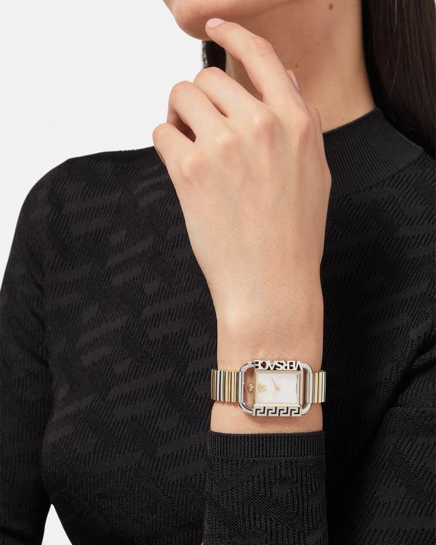 esso Versace donne orologio di stile oro argento JT08Z997 Accessori